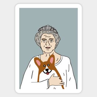 Elizabeth II Sticker